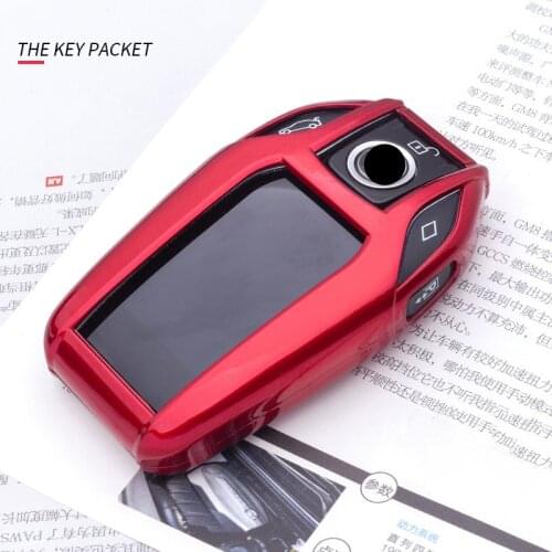 ABS Car Fully Key Case Cover Fully Key Shell Remote Key Protector For BMW 7 Series 740 6 Series GT 5 Series 530i X3 Display Key
