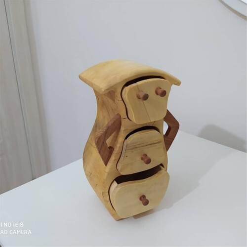 Gunpazar Handmade Decorative Wood Jewelry Box