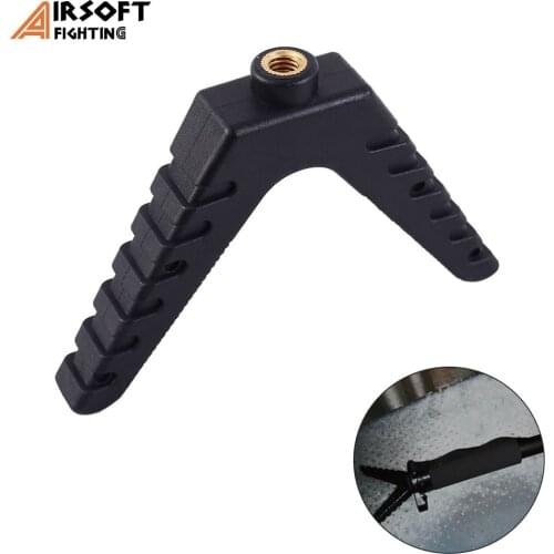 Tactical Shooting Gun Stick Holder Rack V-Shaped Plastic Stick Bracket Tripod Hunting Shooting Accessories