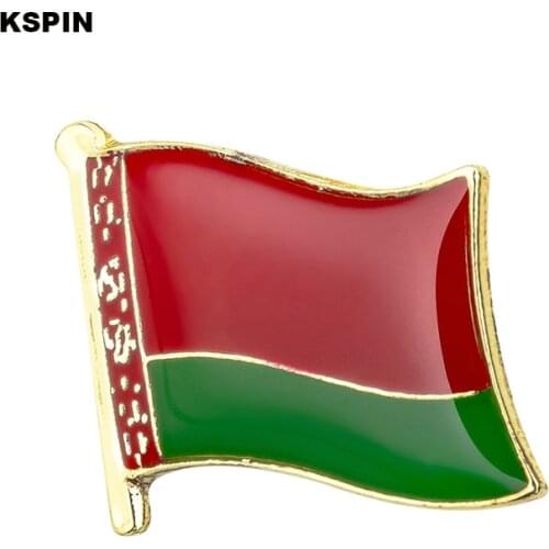 Belarus Flag Lapel Pin Badges For Clothes In Patches Rozety Papierowe Icon Backpack KS-0031
