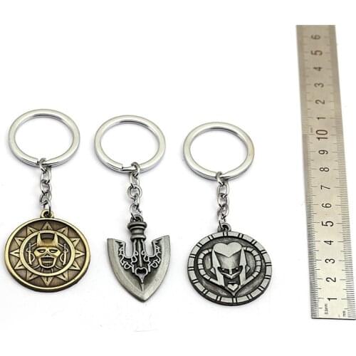 New Anime JOJOS BIZARRE ADVENTURE Keychain DIO Mask Metal Key Ring Holder Men Car Women Bag Key Chain Chaveiro Jewelry Chaveiro