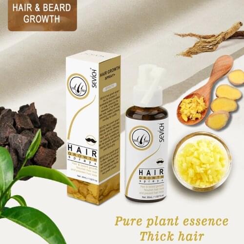 Sevich Ginger 50ml Hair Growth Essence Spray Hair Loss Treatment Serum Nourish Roots Fast Germinal Hair Care for Men Women