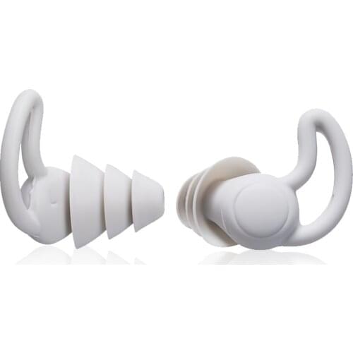 2Pc Silicone Ear Plugs Noise Reduction Earplugs Waterproof Anti-Noise Sound Insulation Prevention Sleeping Aid Ear Protections