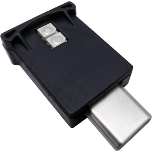 Type-C LED RGB Ambient Light Brightness Adjustable 8 Color Changeable DC : 5V for Home Decoration Car Laptop Keyboard H052