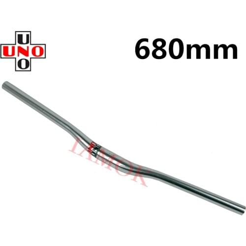 UNO FB21L/RB12L Bicycle 640/680/720/740/760/800mm Handlebars Iamok Bike Silver Handlebar 31.8mm