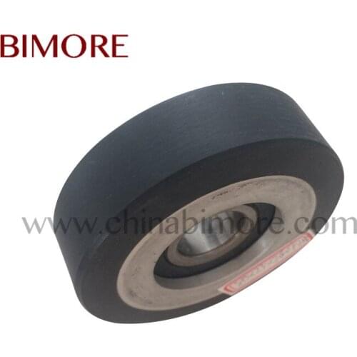 Escalator Heavy Duty Step Rollers with Aluminum Core OD80mm Thickness 23mm Bearing 6204-2RS