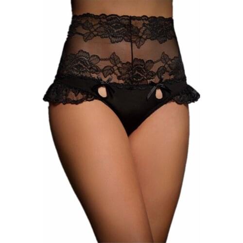 Women Briefs Seamless High Waist Lace Panties Strappy Floral Hollow Out Culotte Sexy Lace Intimates Lingerie Plus Size 5XL P5122
