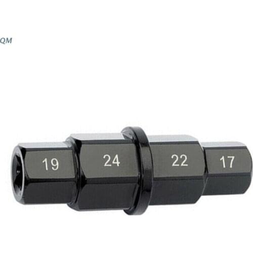 1PC Motorcycle Front Wheel Spindle Removal Sleeve 17 19 22 24mm Hub Axle Hex Allen Spindle Driver Tire Wrench Accessorie 13MF