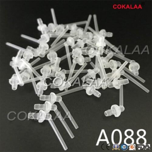 100Pcs Dental Materials Intraoral Impression Mixing Tips Nozzles N3 Transparent Mixer Syringe Dentist Products