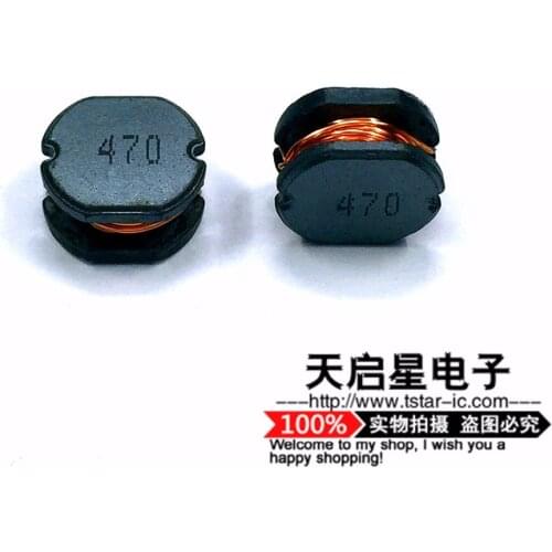 30pcs/SMD Power inductors CD73 CD75 47UH Printing:470 7.8*7*3.5mm/7.8*7*5mm CD73=7.8*7*3.5mm/CD75=7.8*7*5mm