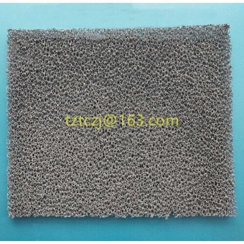 3D foam aluminum/ Through-hole foam aluminum/ Fully open-cell aluminum foam/ 10PPI 20PPI 30PPI