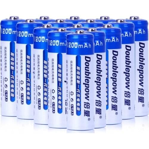 AA Rechargeable Battery 1.2V 1200mAh Ni-MH AA Rechargeable Batteries 2A AA NiMH Battery For Camera Flashlight Toy Remote Control
