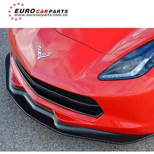 C7 carbon finber front lip front skirt front spoiler for CT to ST style