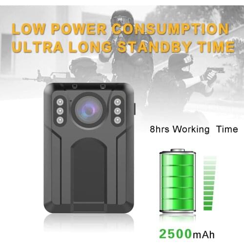 CammPro M1N Police portable body worn 1296p security guard camera H.265 Security Recorder