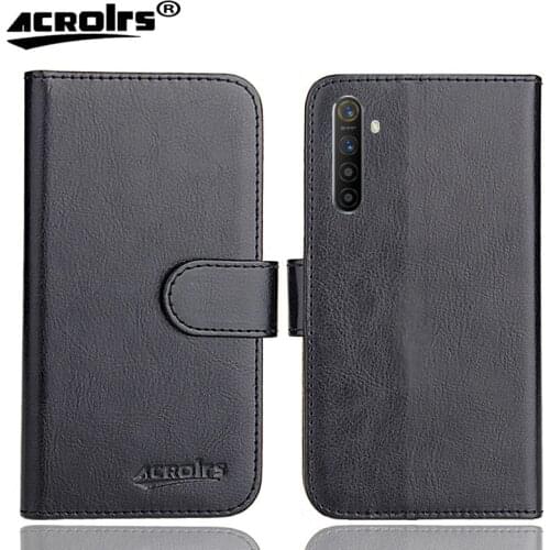 For OPPO Realme X2 XT Case 6 Colors Flip Soft Leather Crazy Horse Phone Cover Stand Function Cases Credit Card Wallet