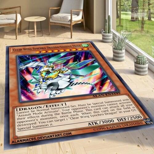 Dragon Carpet, White Dragon Rug,Anime, Hype Beast Rug,Custom Rug,Manga Rug, 3d Print Rug, Kids Room Rugs, Anime Rug,Yu Gi Oh