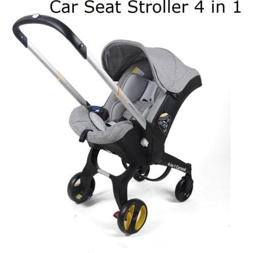Lightweight Compact Baby Car Seat Stroller 4 in 1 Transformable Travel System