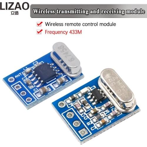 WAVGAT 433MHZ Wireless Transmitter Receiver Board Module SYN115 SYN480R ASK/OOK Chip PCB