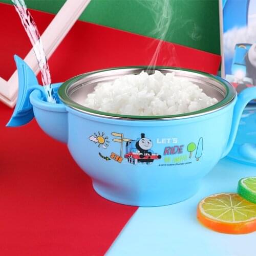 Thomas water bowl, childrens constant temperature bowl, insulated food container, long-lasting insulation