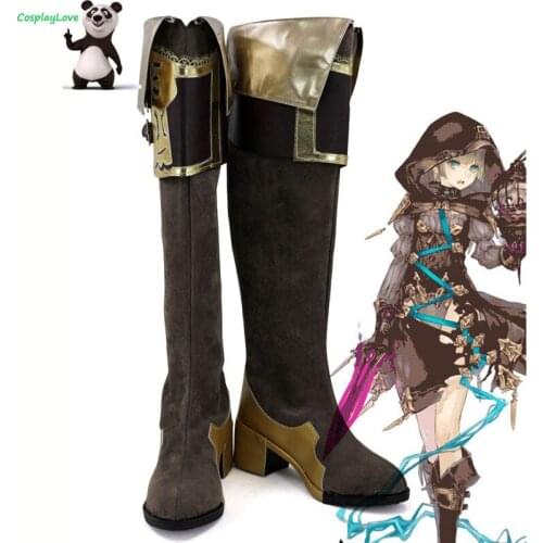 CosplayLove SINoALICE Cosplay Shoes Hansel Gretel Cosplay Shoes Boots For Halloween Christmas