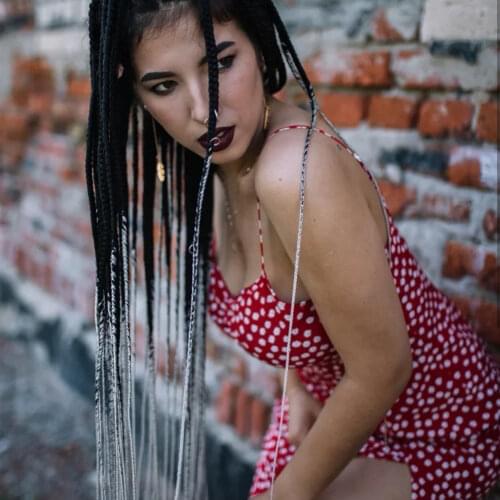 Ombre Gray Wigs Dark Roots to Gray 20 Color Synthetic Braid Hair Wigs for Women High Density Natural Show Handmade Twist Braid L