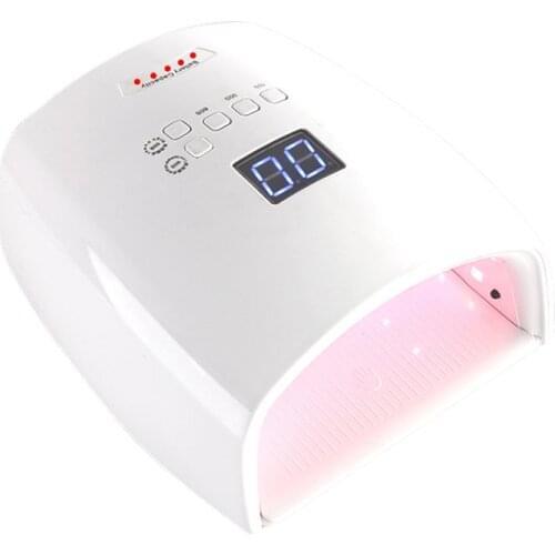 Pro Cordless LED UV Nail Lamp 48w Wireless Large Battery Red Light UV LED Nail Dryer 48 For Drying Polish Builder Rechargeable