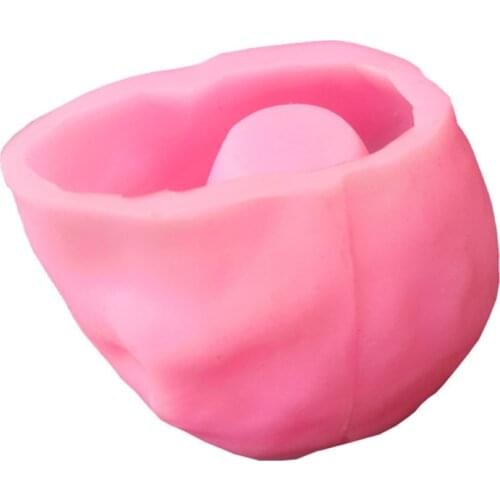 Small Size Skull Shape Flower Pot Silicone Mold for DIY Decoration Making Soap Candle Melt Resin Polymer Clay