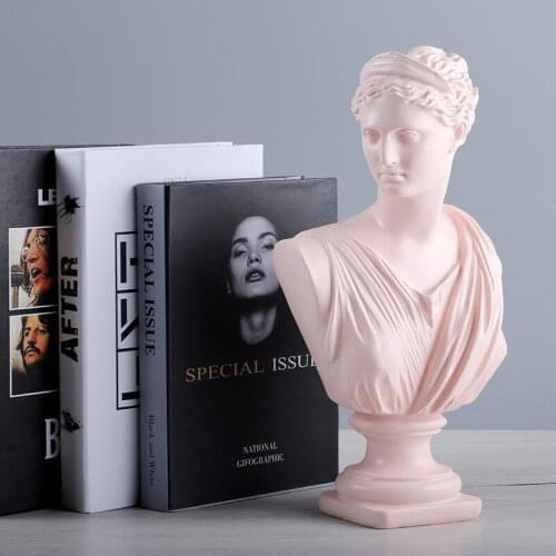 Nordic Simple Resin David Venus Head Statue Home Livingroom Goddess Sculpture Decoration Office Desktop Furnishing Crafts Gift