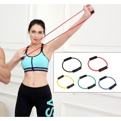 Fitness Rally Band O-Shaped Tension Device Eight-Character Tension Rope Yoga Tension Slimming Ring Muscle Training Gym