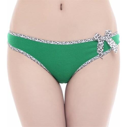 Free Shipping 5pcs/lot Womens Cotton Panties Girl Briefs Sexy Thong Low-waist Cotton Ladies Underwear T Pants Passion 87271