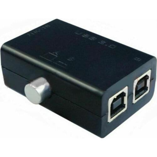 USB 1.1/2.0 Sharing Share Switch Box Hub 2 Ports PC Computer Scanner Printer Manual