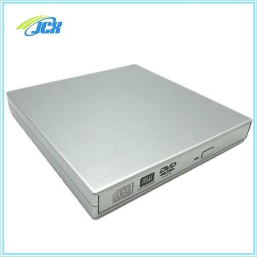 External silver USB 2 8x DVDRW DL DVDRW CD RW Burner Drive All PC and for Mac