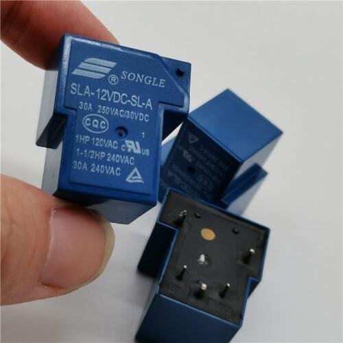 2PCS High current of DIY circuit board module T90 relay sla-05 09 12V 24VDC 48vdc-sl-a - C 4 / 5 / 6 pin 30A T90