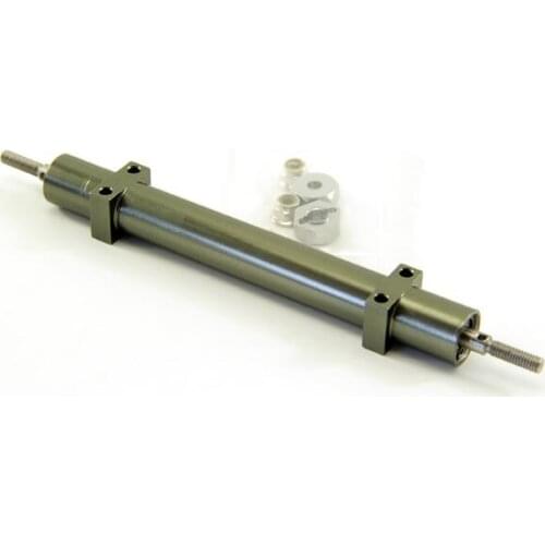 1/14 RC Trailer Tow Truck Non-powered Car Axle w Hex Adapter fit Tamiya 1/14 Trailer Model 120/140mm No Transmission Gearbox