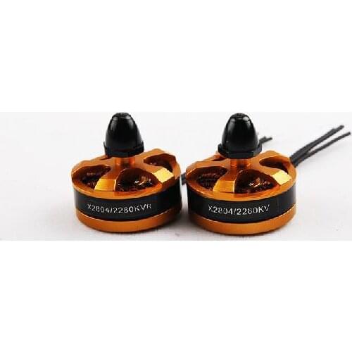 2-3S GX X2804 2280KV Motor for 250 330 Mini RC Quadcopter Multi-rotor (one pair CW&CCW)