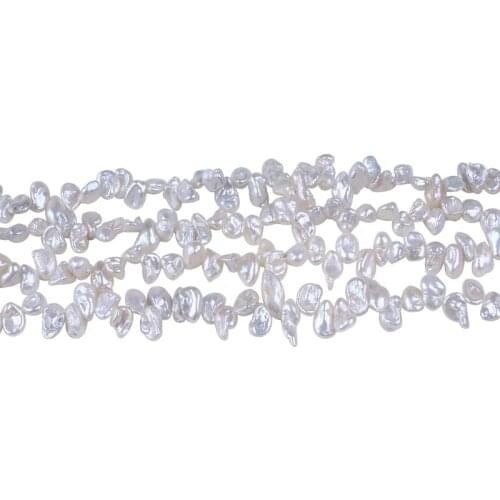 4-5mm high quality reborn keshi pearl strands