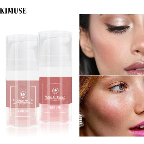 4 Colors Liquid Blush Face Contour Makeup Long-lasting Matte Blusher Cheek Rouge Natural Brighten Blush Korean Makeup TSLM2