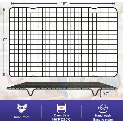 Stainless Steel Nonstick Cooling Rack Cooling Grid Baking Tray For Biscuit/Cookie/Pie/Bread/Cake Baking Rack Hot Sale