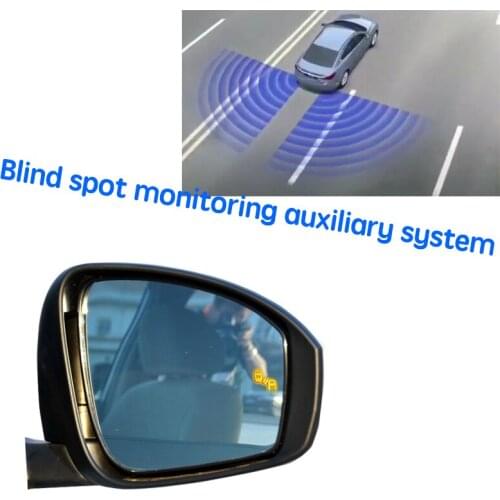 Car BSD BSM BSA Blind Area Spot Warning Drive Mirror Rear Radar Detection System For Nissan Tiida C11 2004~2012