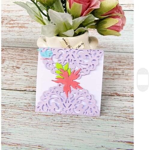 Lace Wedding Cards Metal Cutting Dies Scrapbook Stencil Template for DIY Paper Photo Album Gift Cards Making New Dies for 2021