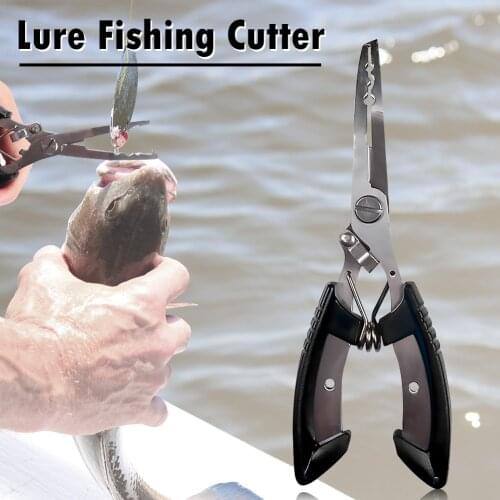 Multi-functional Fishing Line Cutting Scissor Durable Aluminum Alloy Fishing Tackle Shears Angling Lure Hook Remover Tool