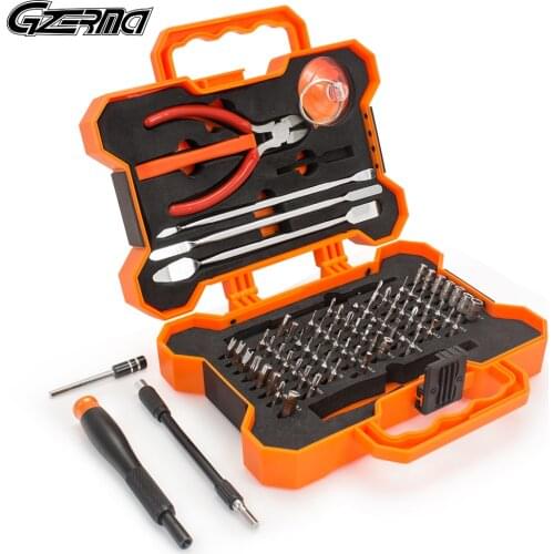 GZERMA Multi Precision Screwdriver Set with Toolbox Hand Tools Kit Phone Repair Tools Set Tablet Laptop Computer Maintenance Kit