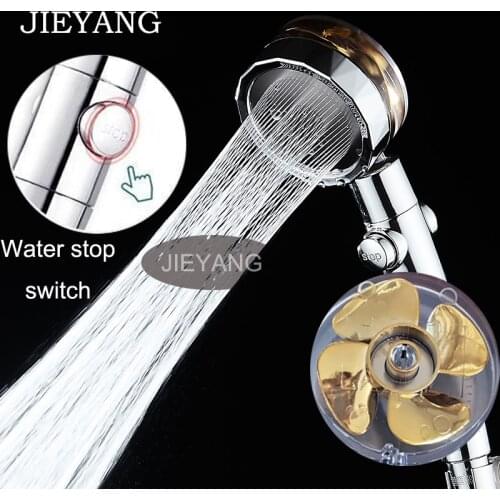 High Pressure Water Saving Spray Shower Head 360 Rotated Rainfall Shower Head Bathroom Hand-held Pressurized Massage Shower Head