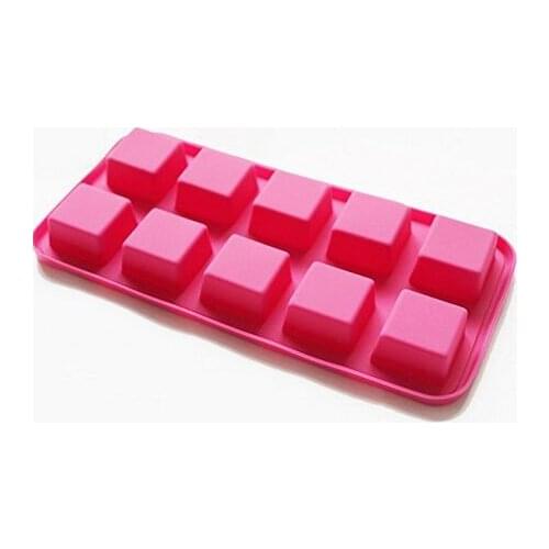 New Square Ice Cube Jelly Chocolate Silicone Moulds Guest Soap Handmade Crafts