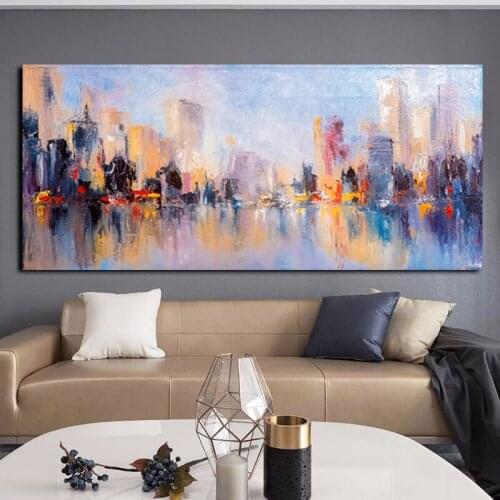Modern City Cityscape Printing Nordic Poster Canvas Wall Picture For Living Room Decor Painting Mural Bedroom Art Decoration