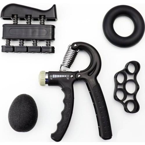 Adjustable Heavy Gripper Fitness Hand Exerciser Grip Wrist Training Increase Strength Spring Finger Pinch Carpal Expander Set