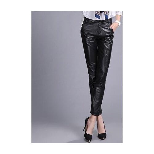 Top brand Women Slim 2020 Sheepskin Pants KP2 high quality