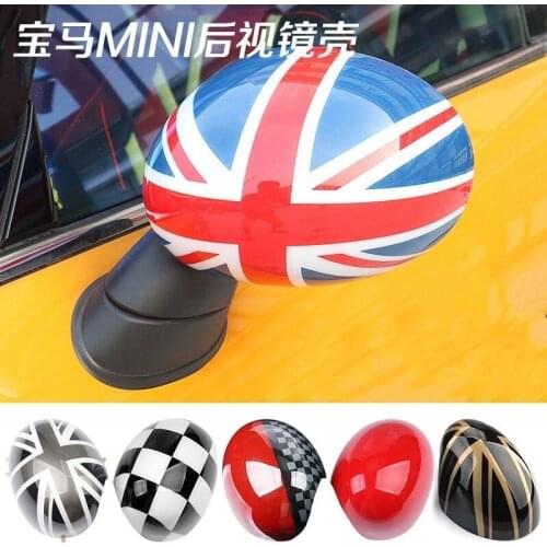 Union Jack Door Rear View Mirror Covers Stickers Car-styling Decoration For BMW Mini Cooper One S JCW F56 F55 Accessories