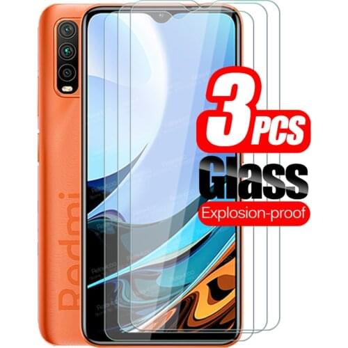 On Redmi 9T Glass 3pcs Protective Screen Protector For Xiaomi Redmi 9 T T9 Xiomi Ksiomi Xiami Redme Redmy Redmi9T Tempered Glass