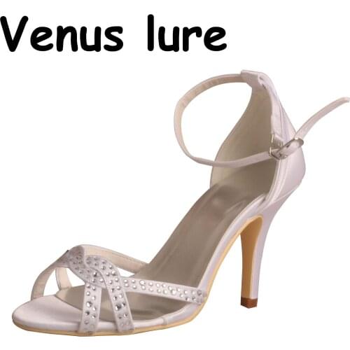 23 Colors Fashionable Ladies Bridal Wedding Sandals Summer White Color